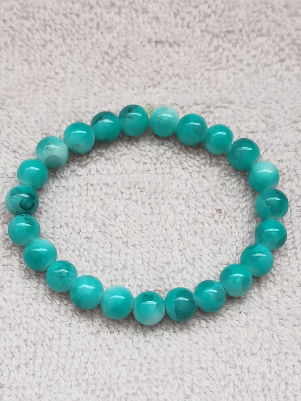 Turquoise Beaded Stretch Bracelet